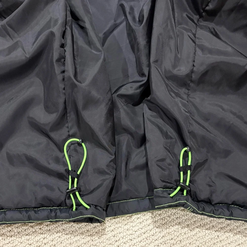 Huk Performance Fishing puffer jacket coat men’s XXL warm lightweight black/neon - Picture 11 of 11